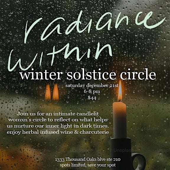 Winter Solstice Womxn's Circle: Radiance Within