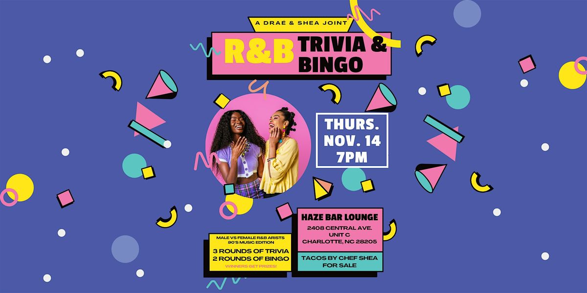 R&B TRIVIA & BINGO: 90's Edition!