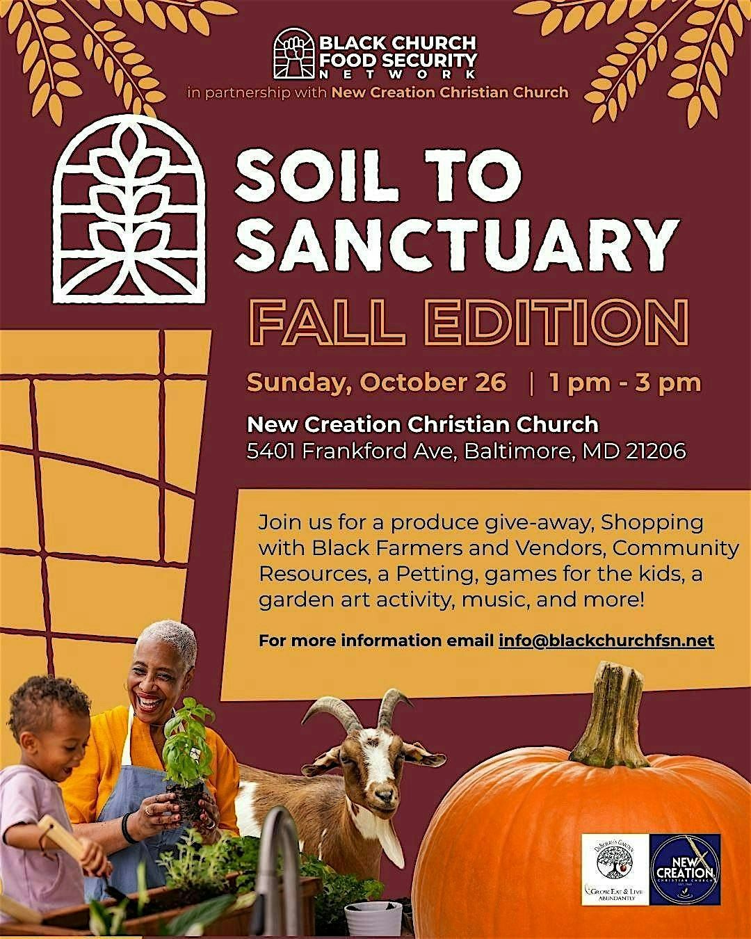 Black Church Food Security Network Soil to Sanctuary :Fall Edition
