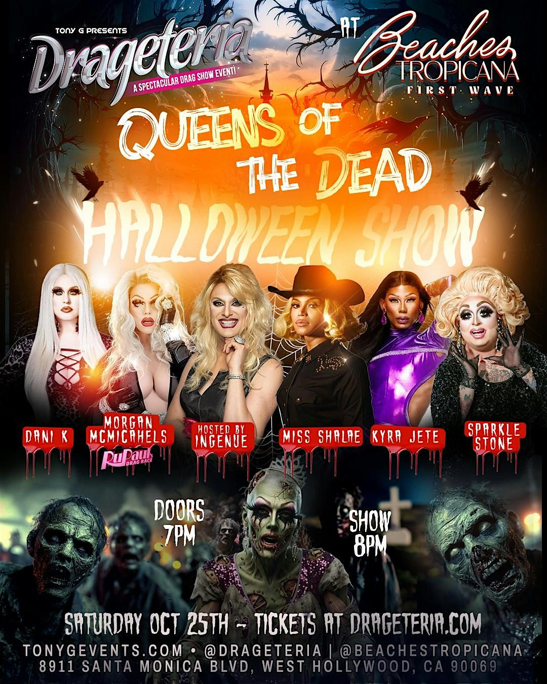 Drageteria Presents - Queens of the dead Halloween show!