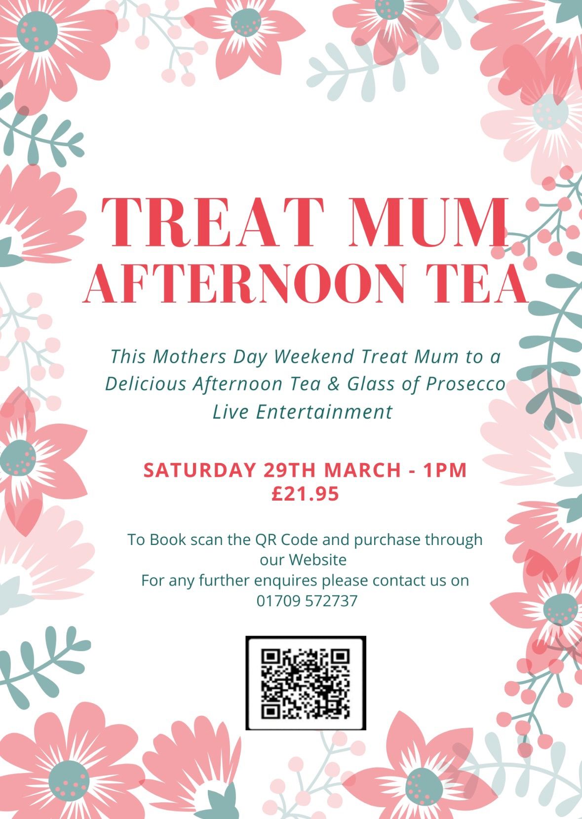 Mothers Day Weekend Afternoon Tea 