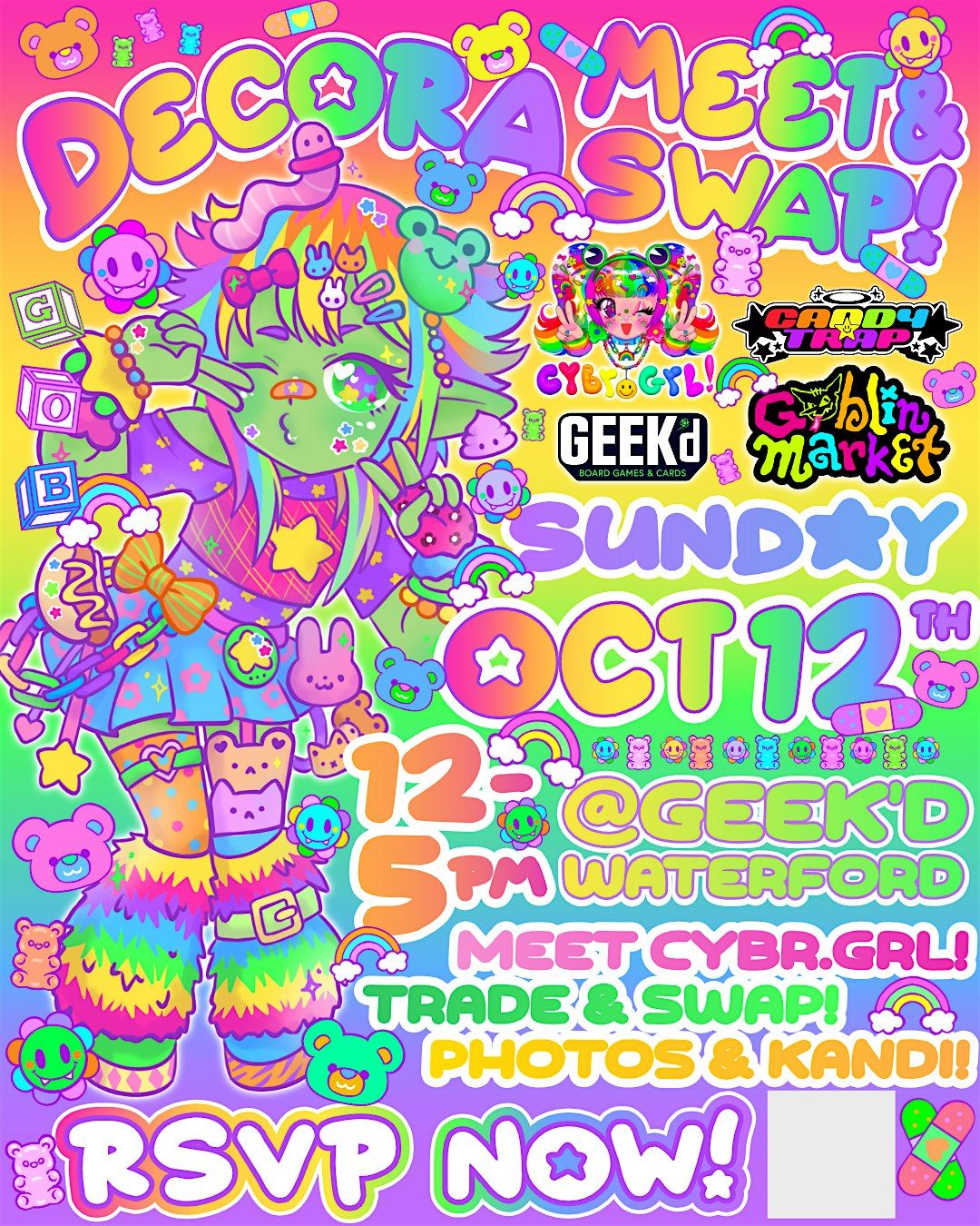 CYBR.GRL Decora Meet & Swap Party!