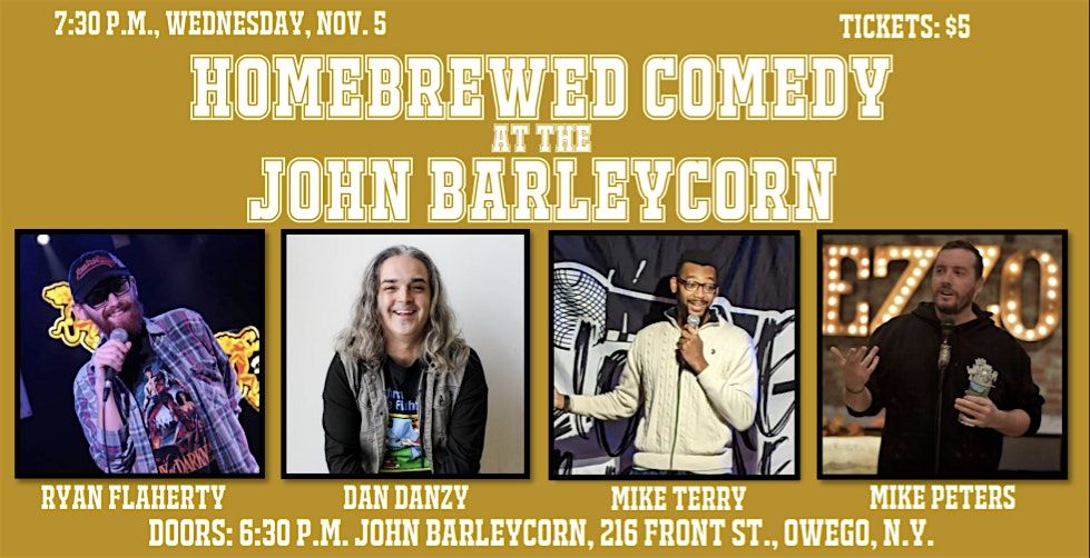 Homebrewed Comedy at the John Barleycorn Tavern