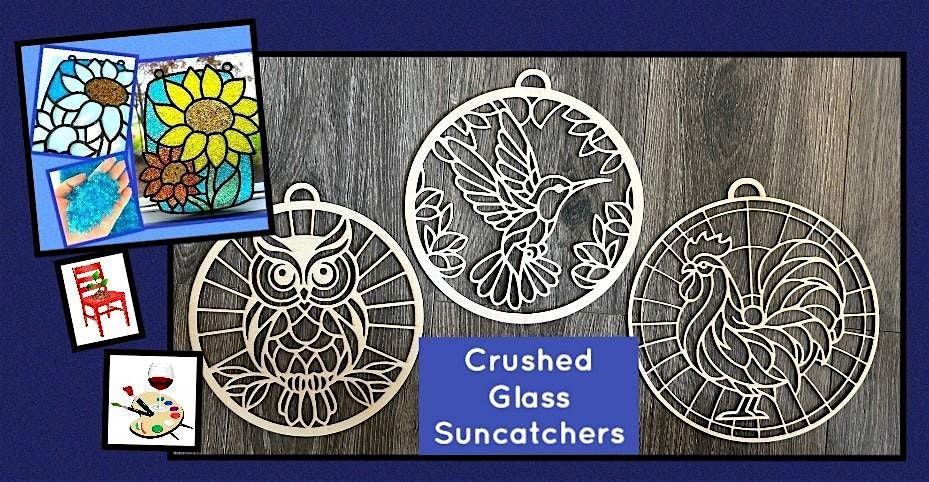 Birds Crushed Glass Suncatcher Workshop