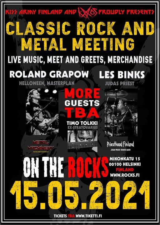 Classic Rock and Metal meeting at Live in Helsinki 2021