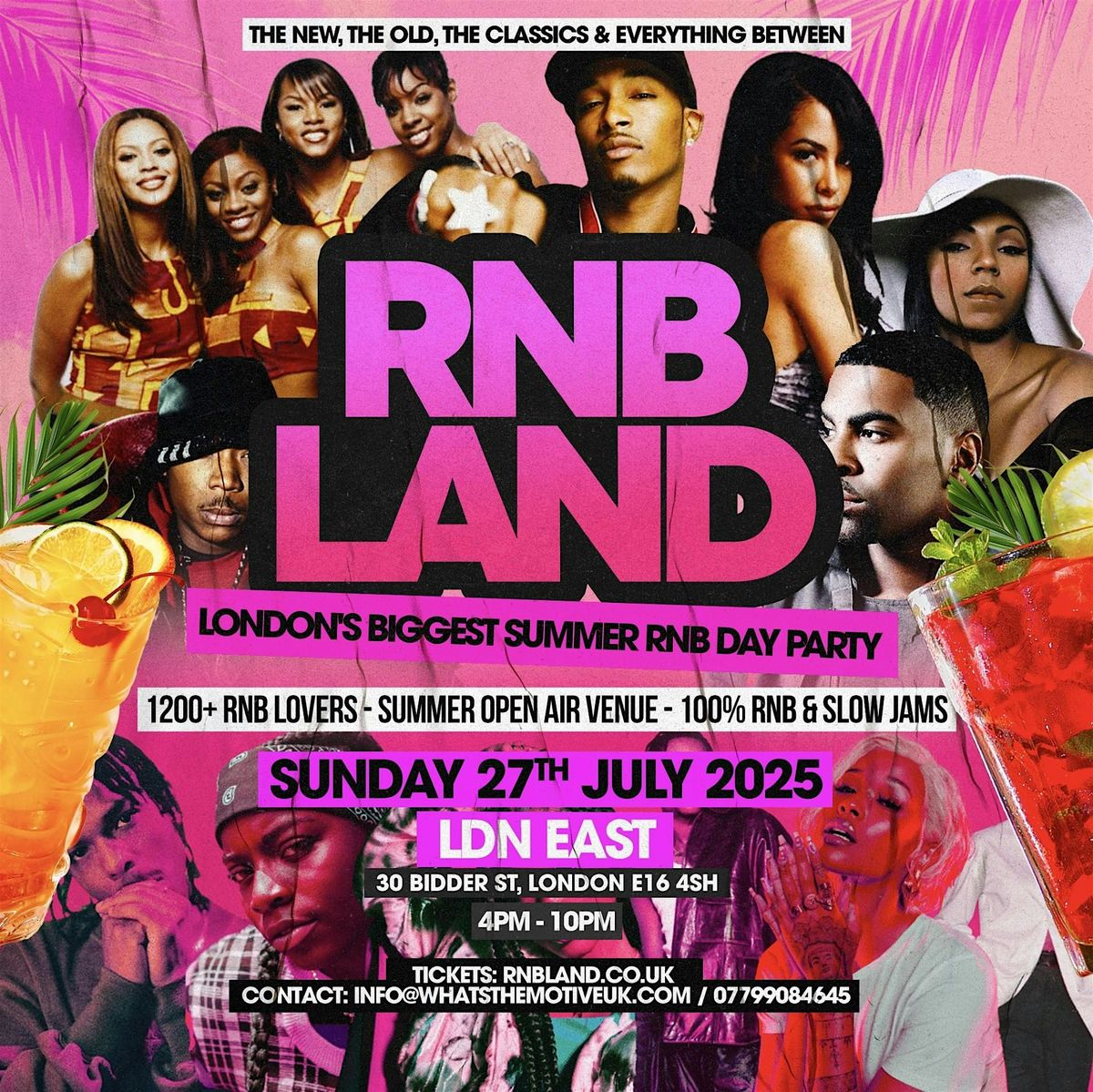 English Rnb RNBLAND - Londons Biggest Summer RNB DAY PARTY (1200+ RAVERS), LDN East ...