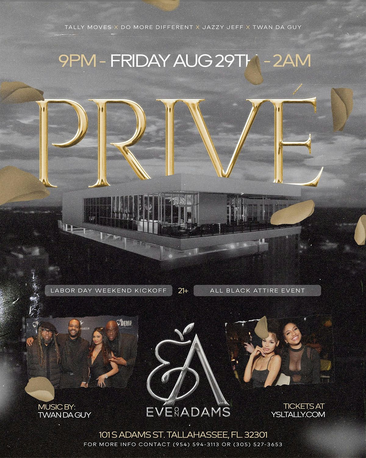 YSL WEEKEND: PRIVE ALL BLACK PARTY