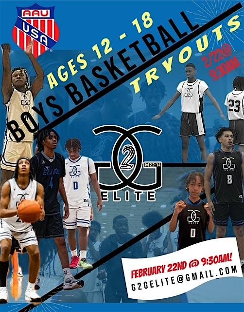 G2G Basketball AAU Boys Open Tryout