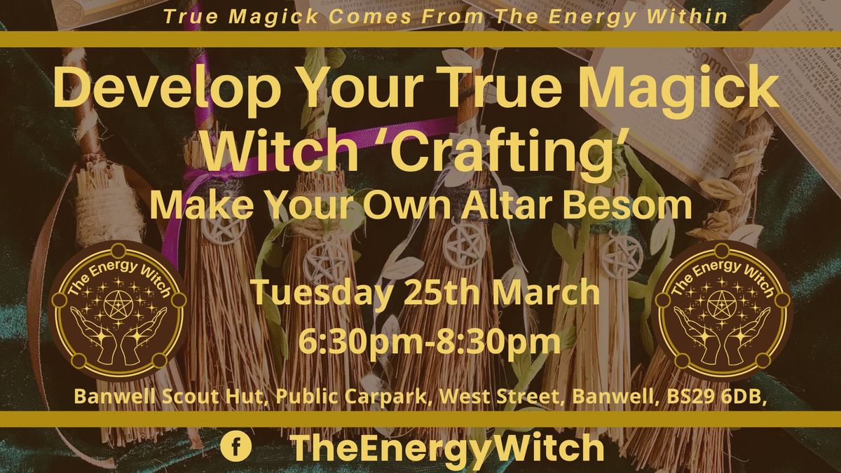 Witch 'Crafting' - Make Your Own \ud83e\uddf9Altar Besom\ud83e\uddf9- DYTM