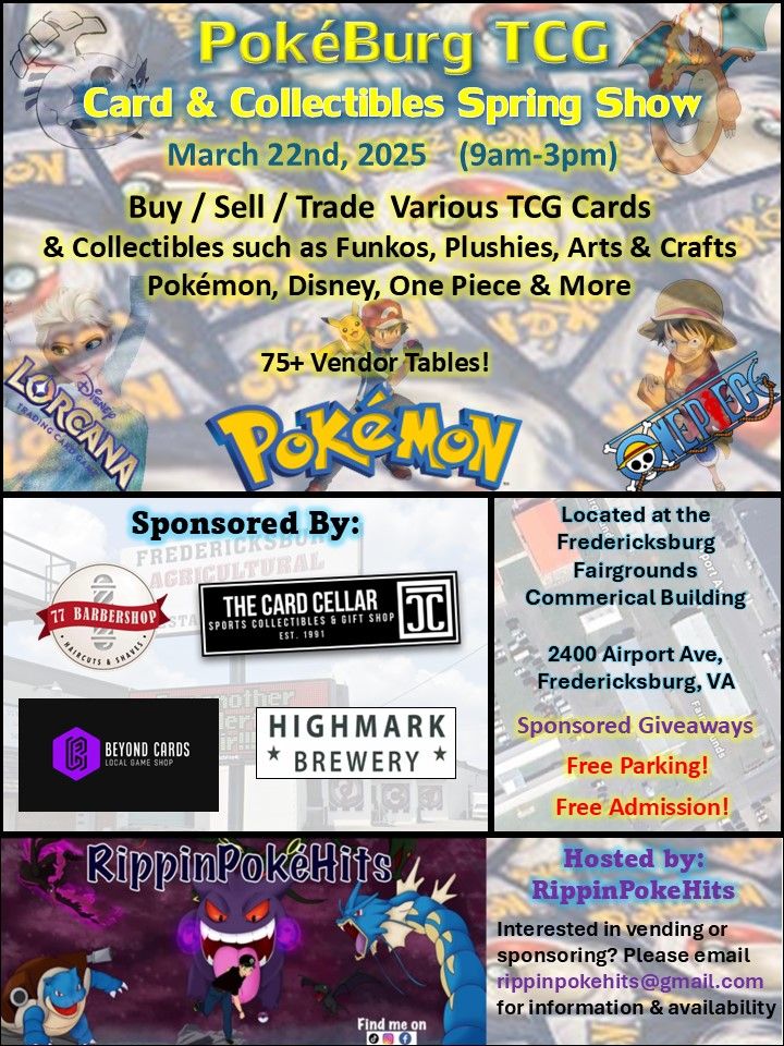 PokeBurg TCG Card and Collectible Spring Show