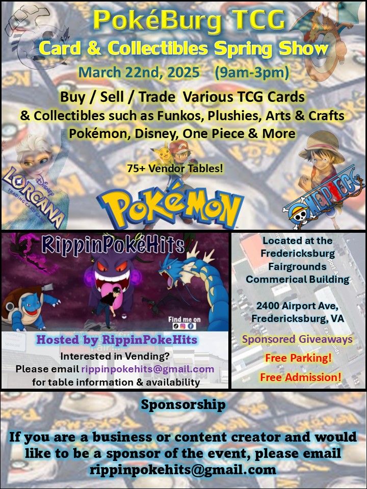 PokeBurg TCG Card and Collectible Spring Show