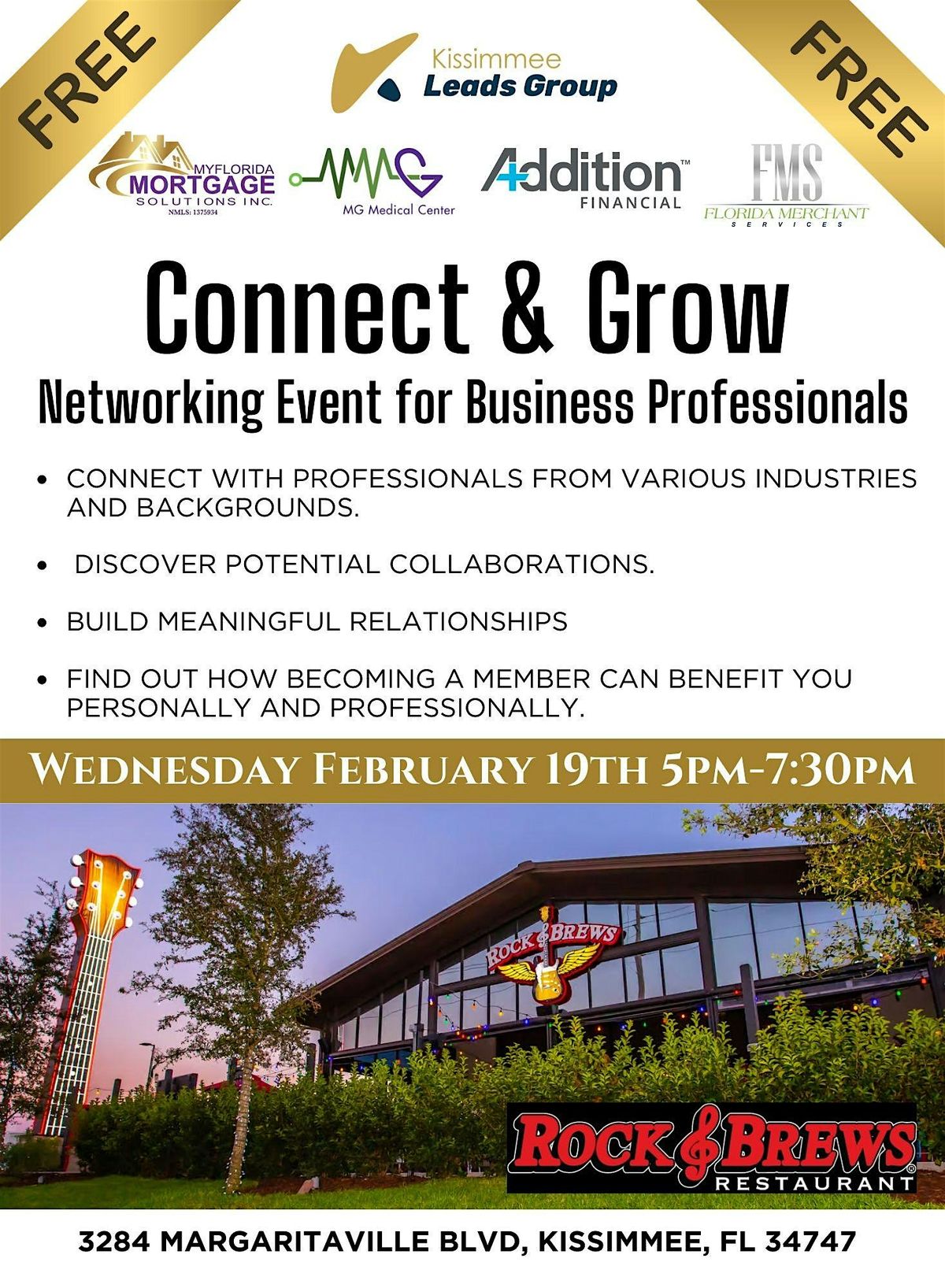 FREE- Networking  Connect and Grow - KLG