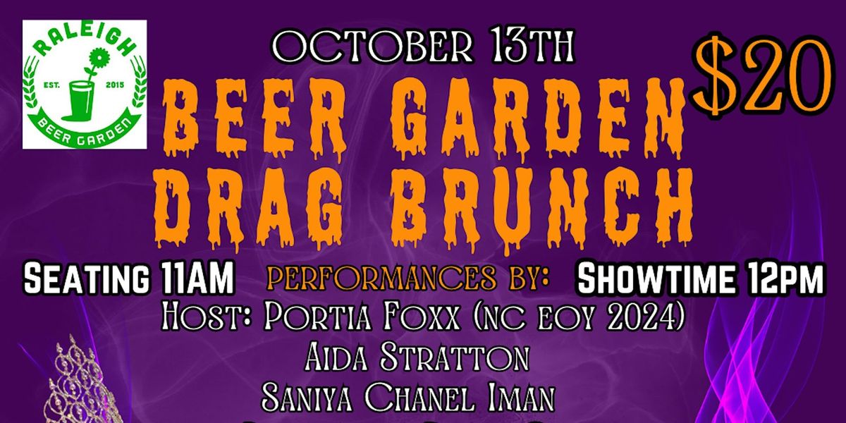 October Drag Brunch at The Raleigh Beer Garden