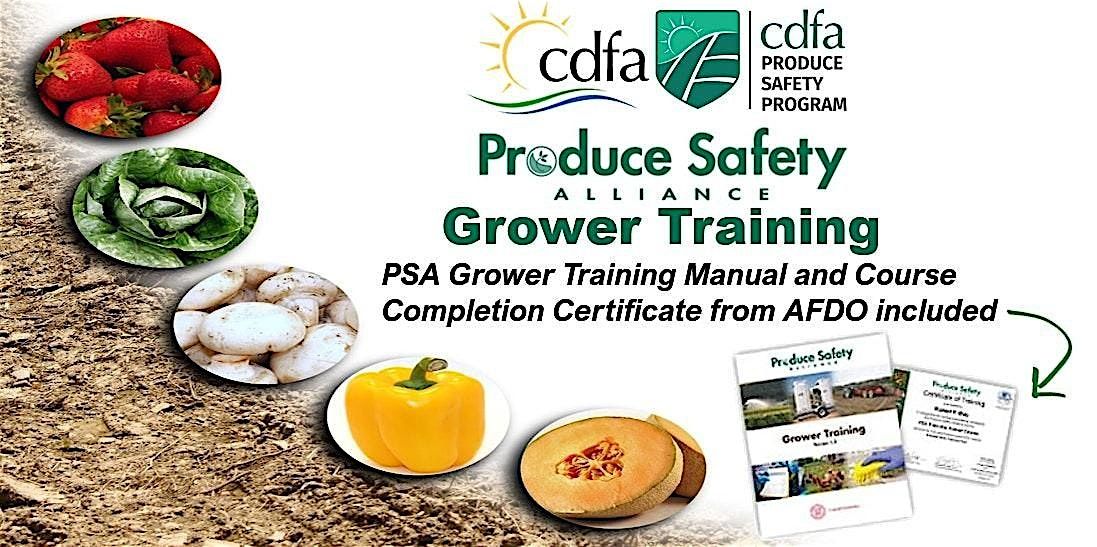 Remote-delivery Two-Day Produce Safety Alliance (PSA) Grower Training