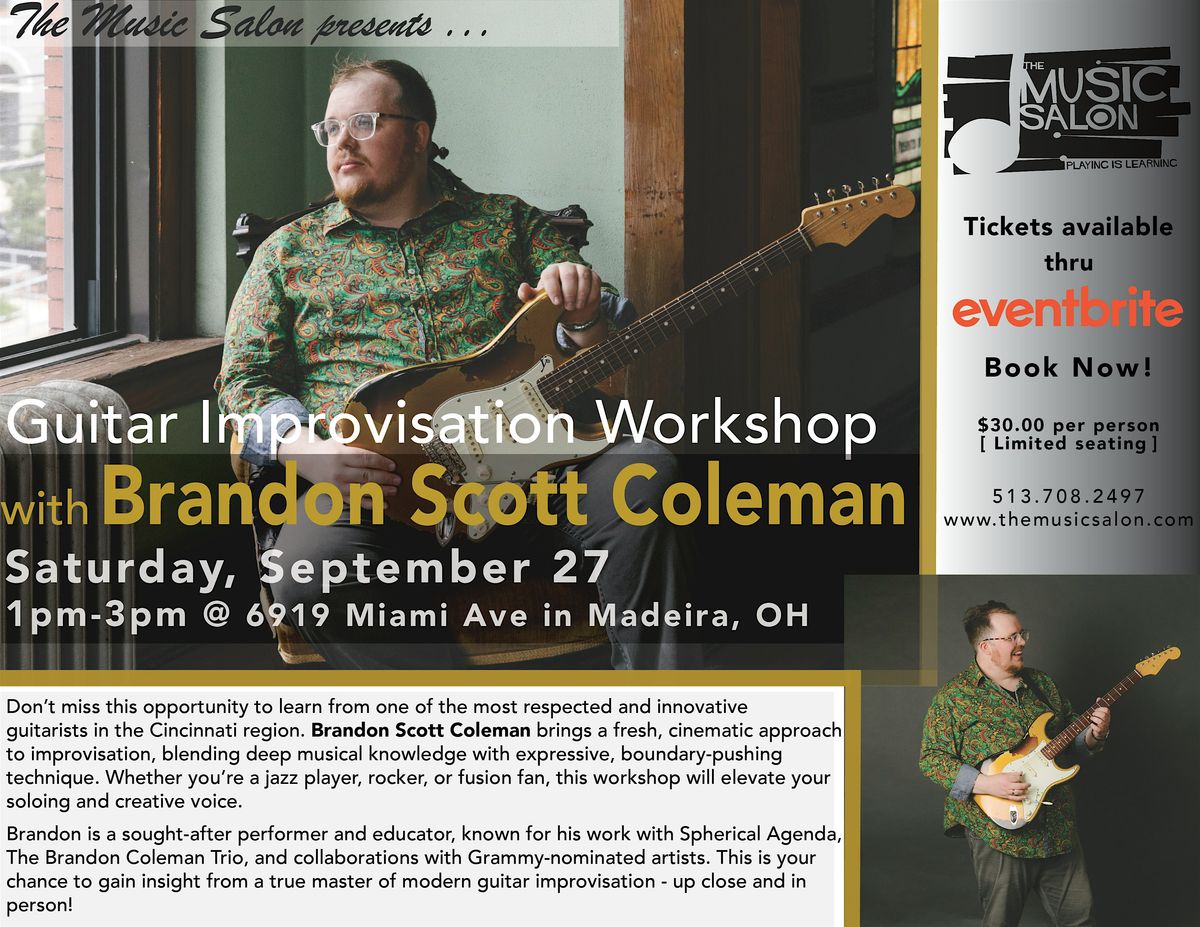 Guitar Improvisation Workshop with Brandon Scott Coleman