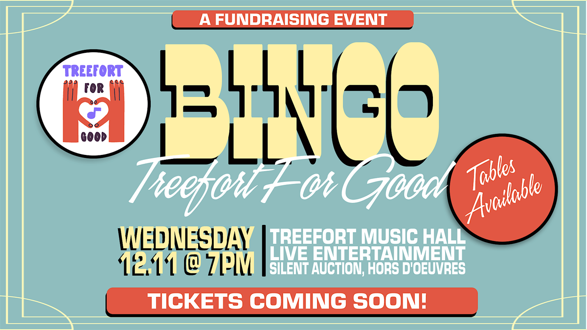 Treefort For Good Bingo Fundraiser