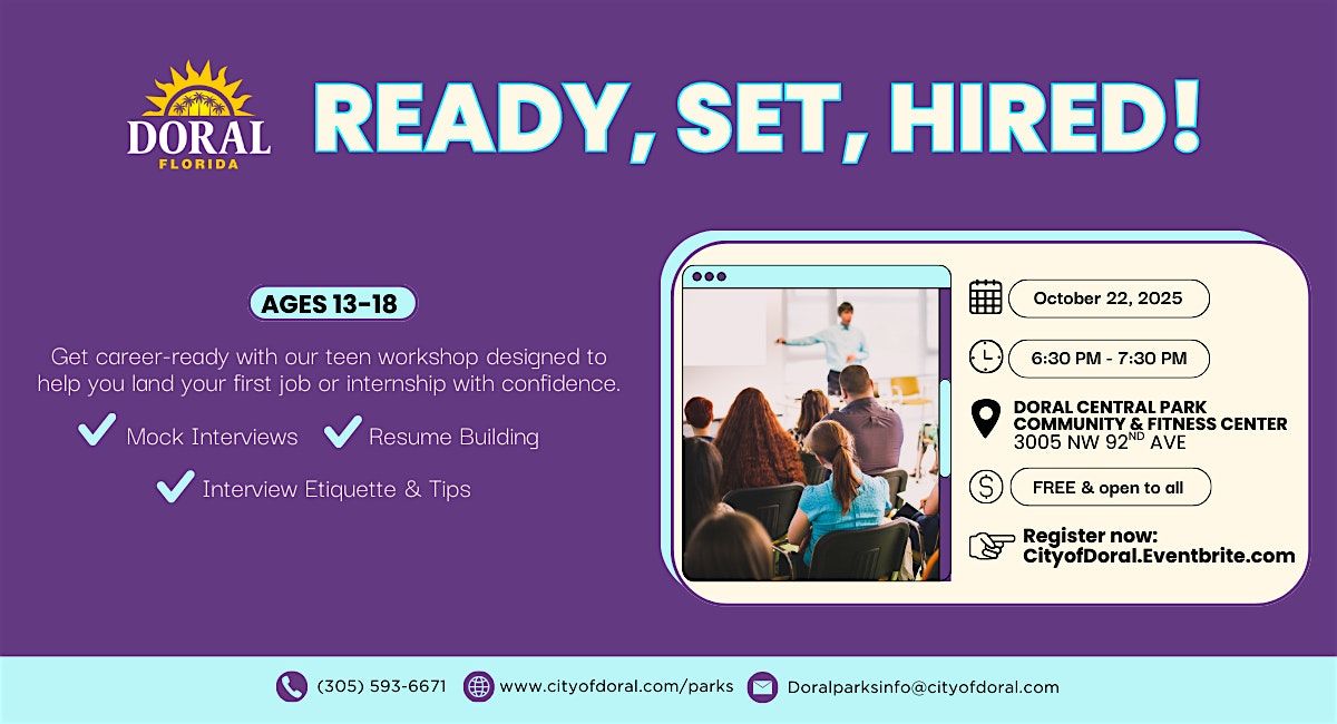 Ready, Set, Hired!