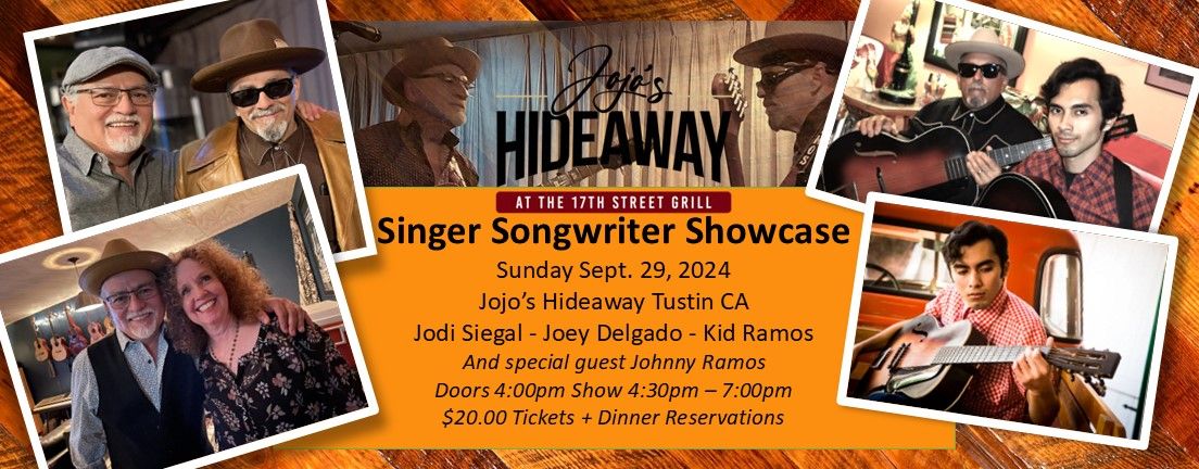 Singer Songwriter Showcase with Joey Delgado