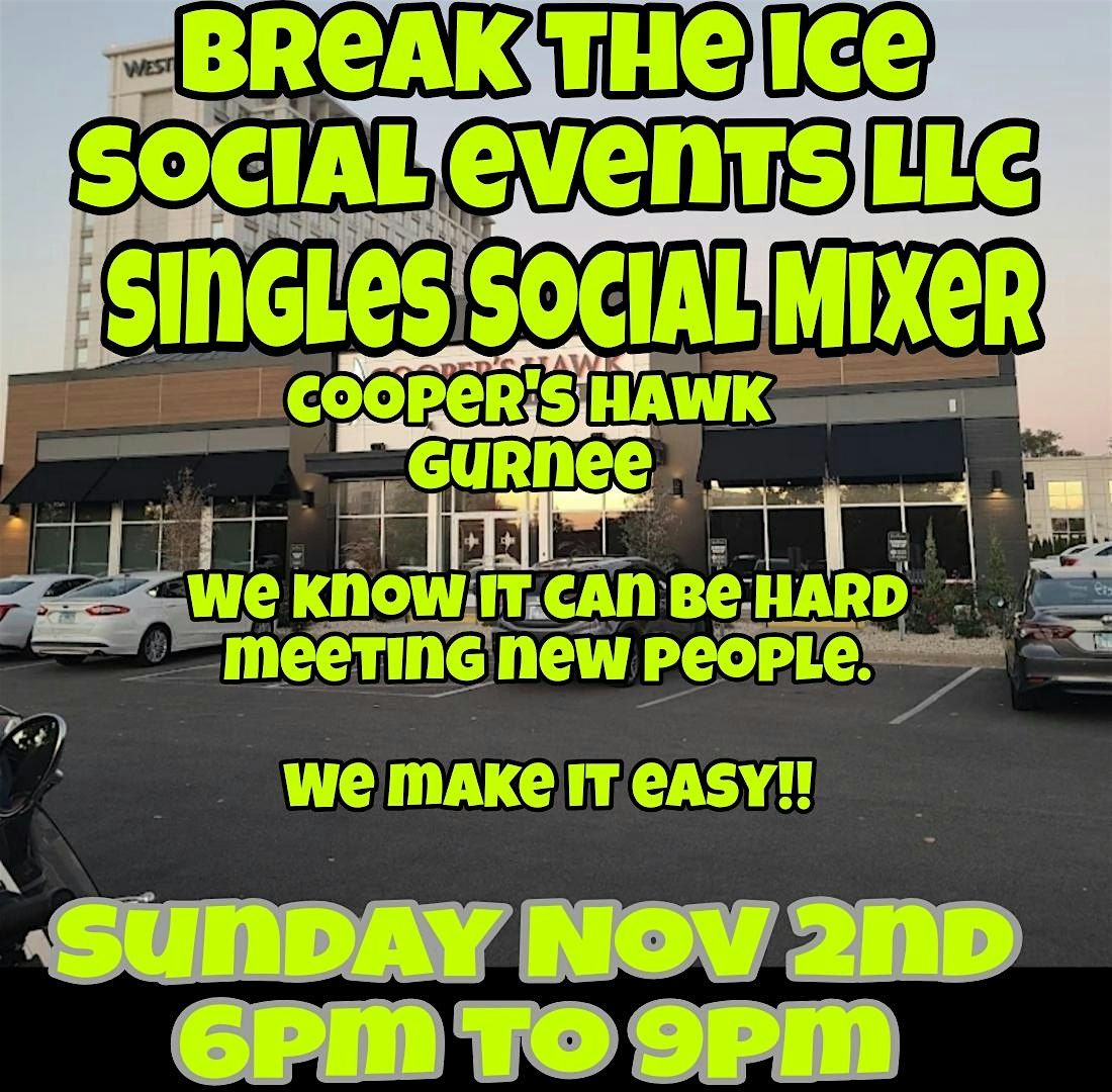 Singles Social Mixer Gurnee Cooper's Hawk