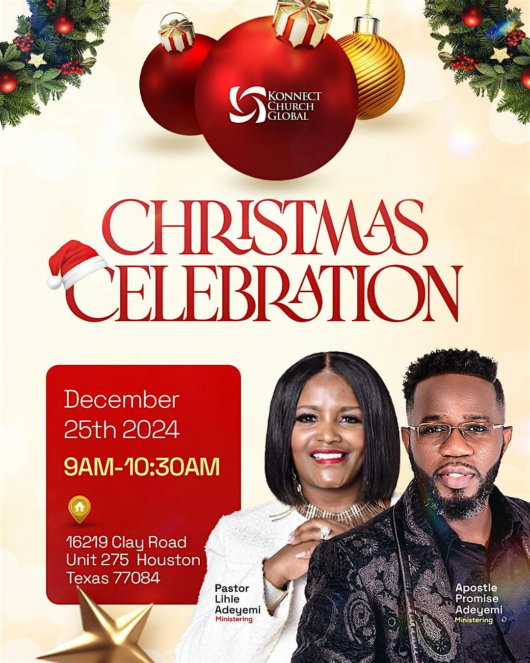 Christmas Celebration Service Live at Konnect Church Global