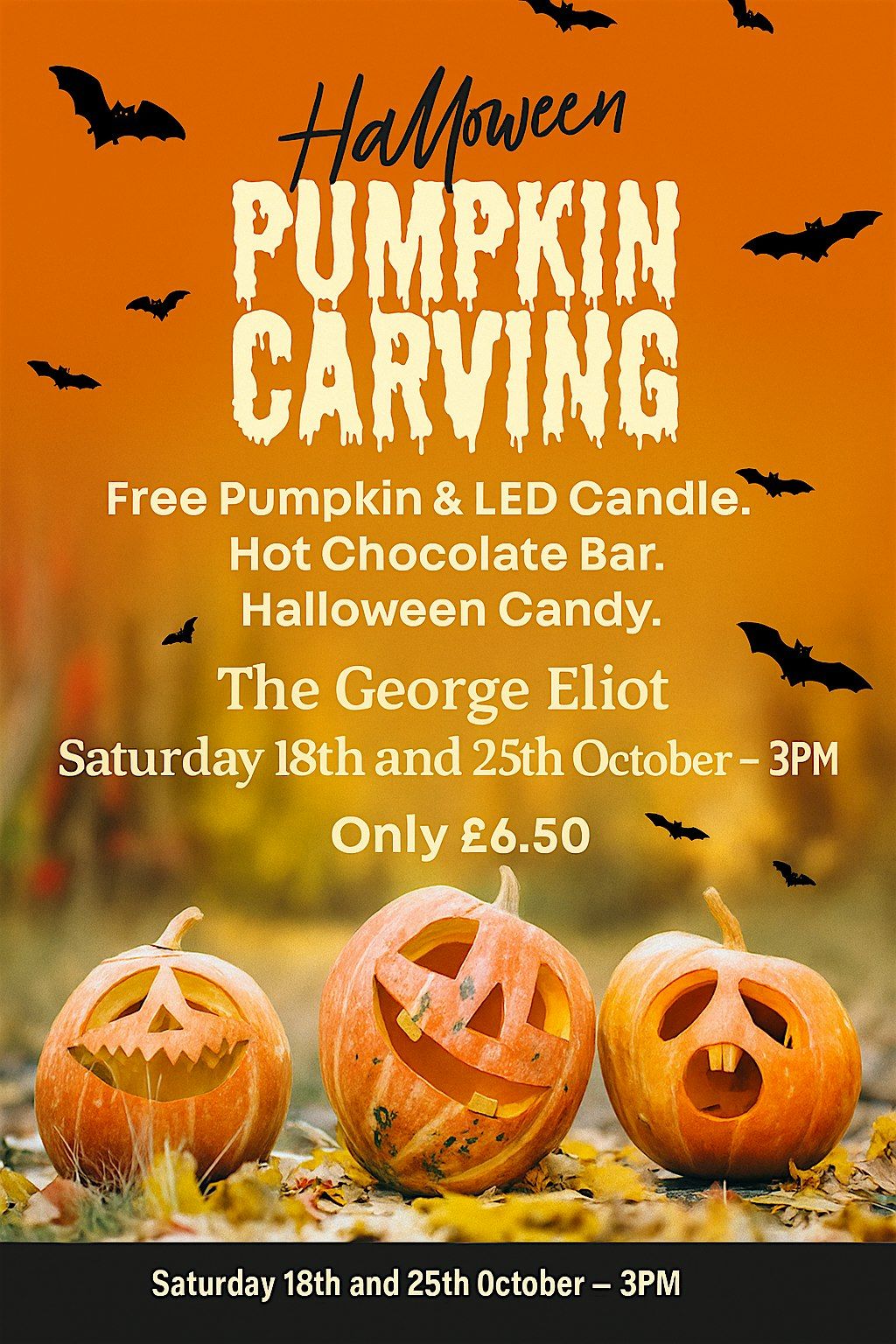 Pumpkin Carving and Treats at The George!