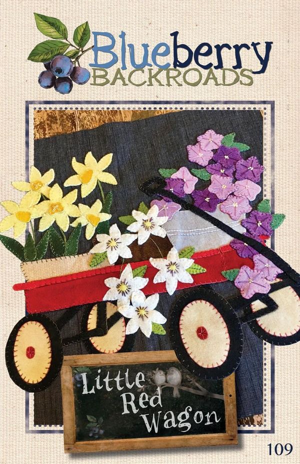 Wool Applique with Laura - Little Red Wagon 