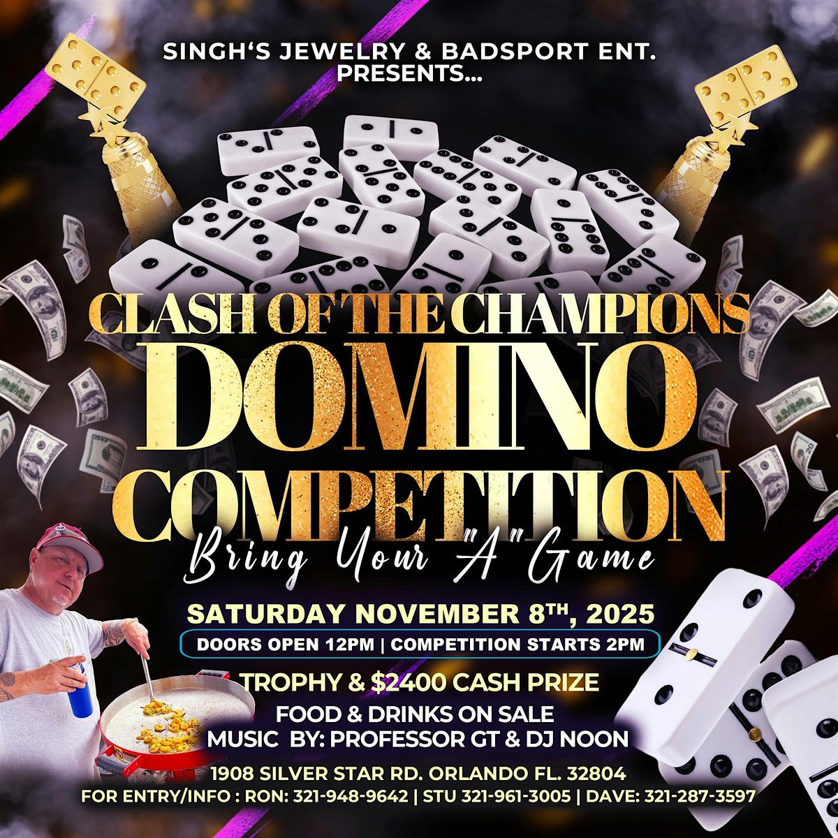 Clash of the Champions Domino Competition - Bring Your "A" Game