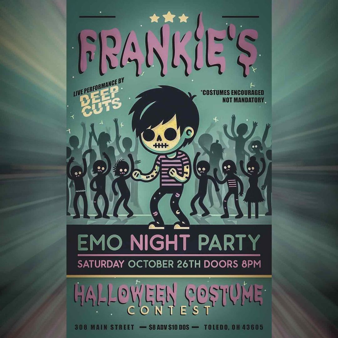 Emo Night Halloween Party with Deep Cuts