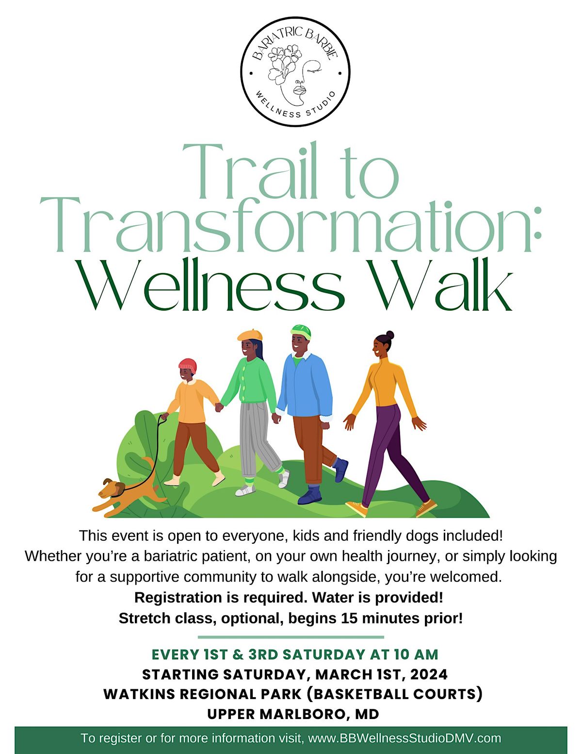 Walking Club: Trail to Transformation - Wellness Walk