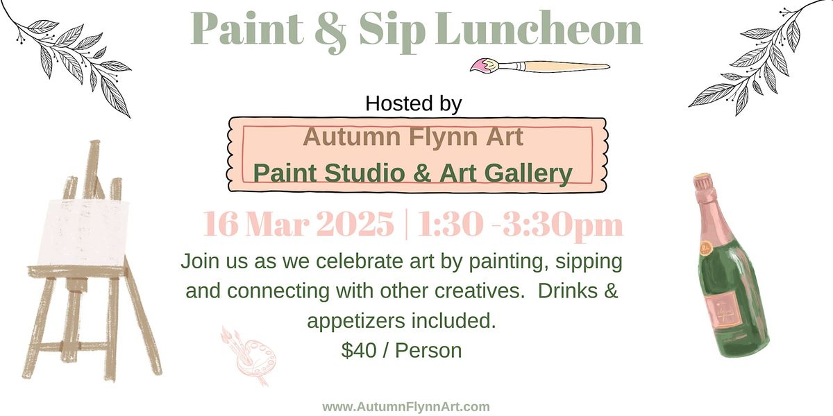 Paint & Sip Luncheon!