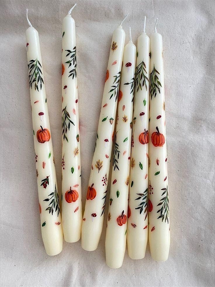 Autumn Candle Painting Workshop