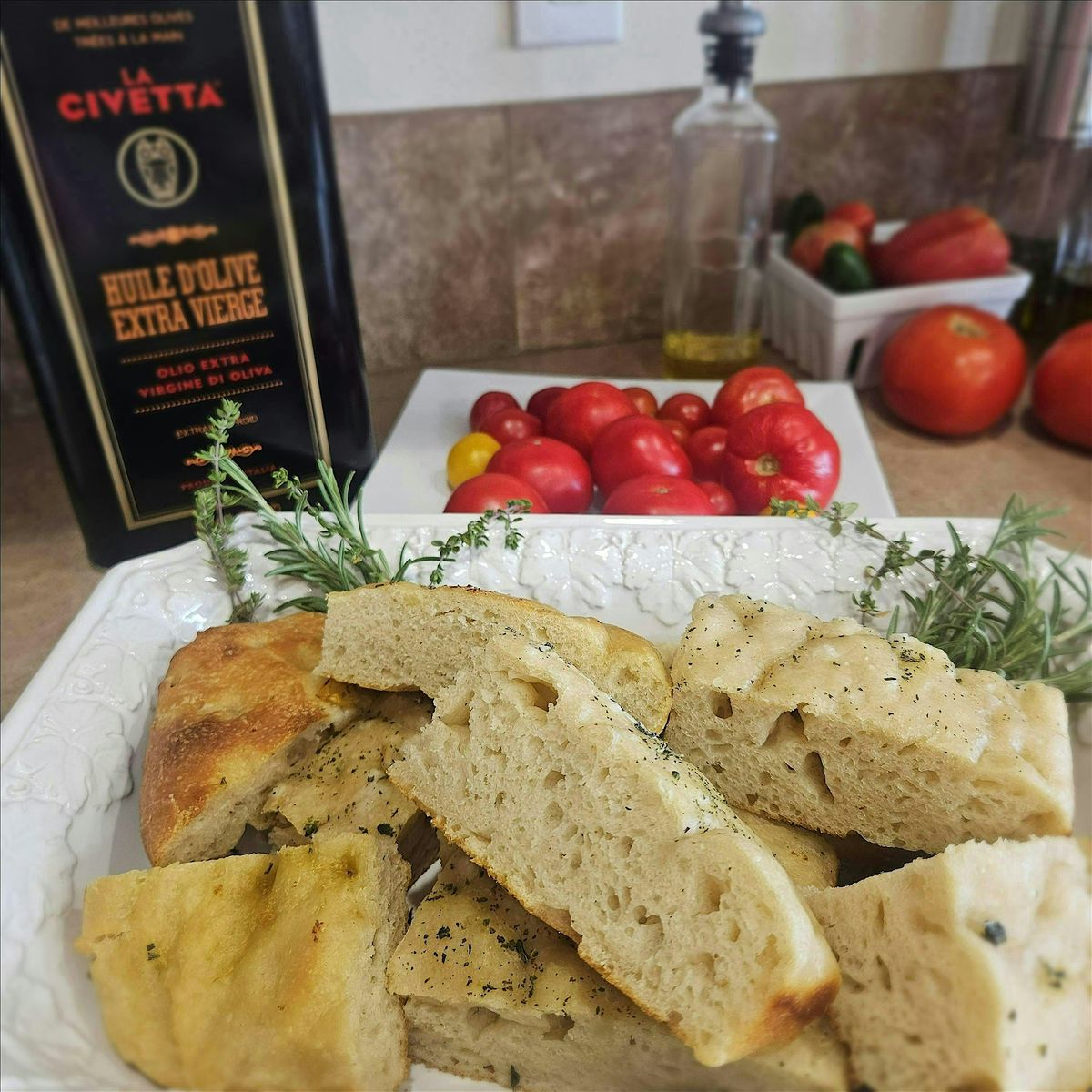 Focaccia & Fermentation: Sourdough Focaccia Class + Wine