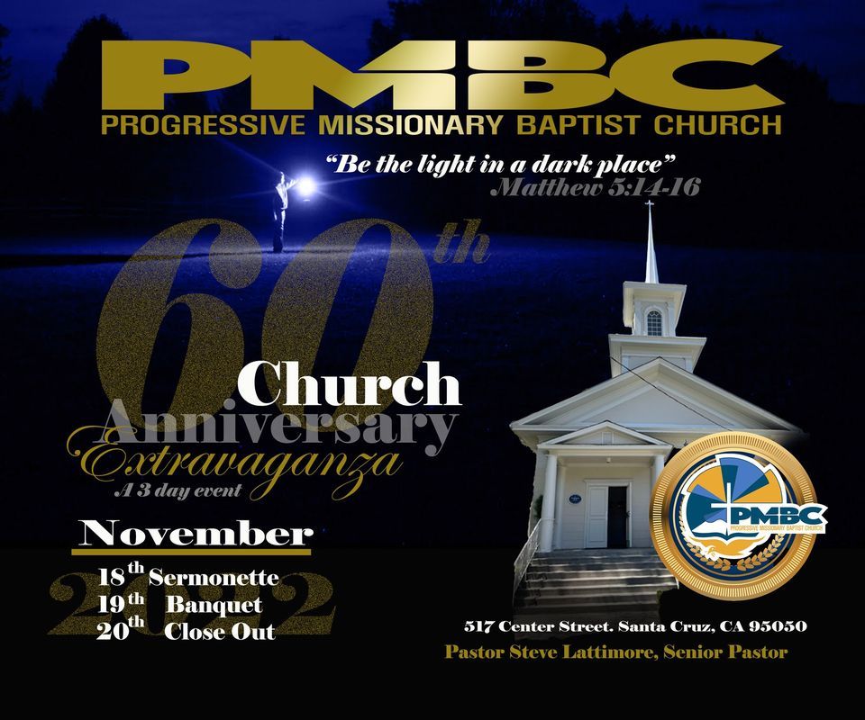 PMBC's 60th Church Anniversary Three Day event