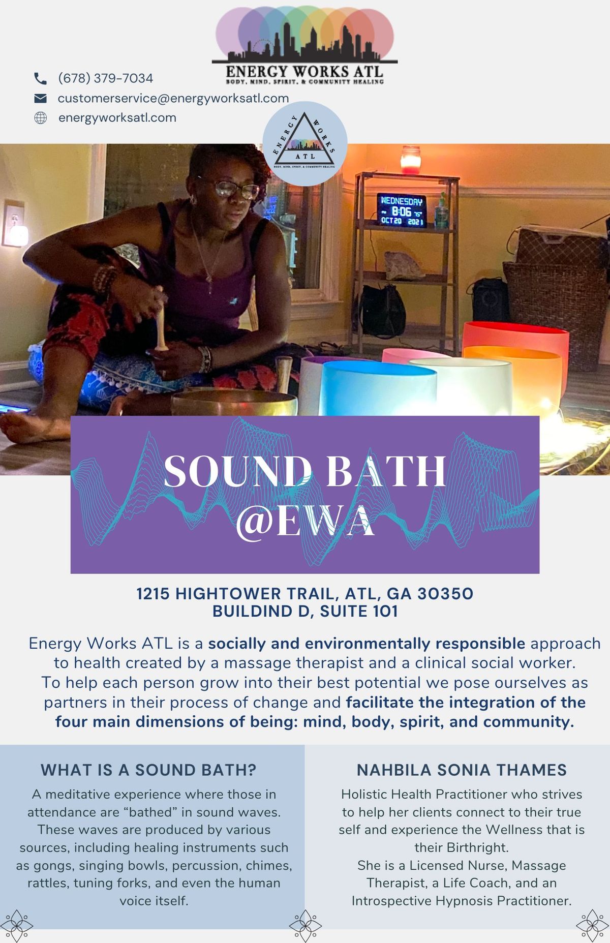 SoundBath. Exploring Meditation. 