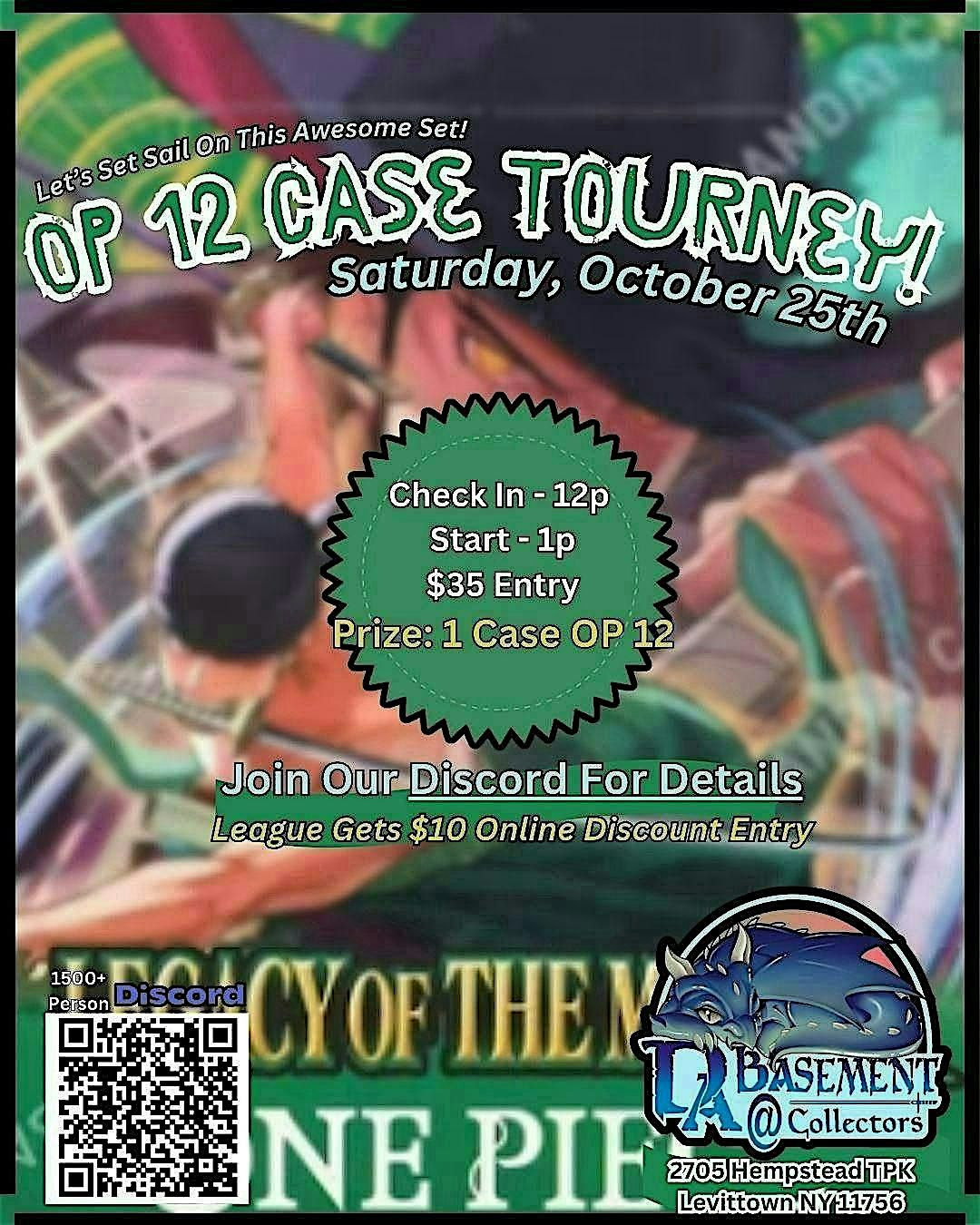 One Piece 12 Case Tourney