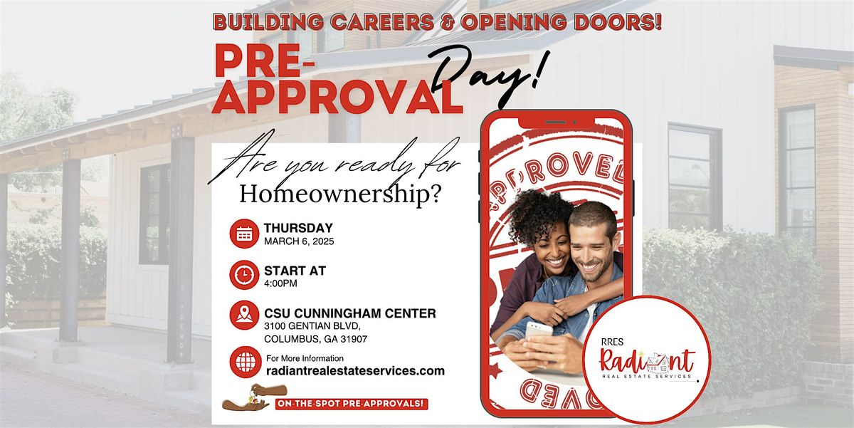 Building Careers & Opening Doors: Pre-Approval Day!