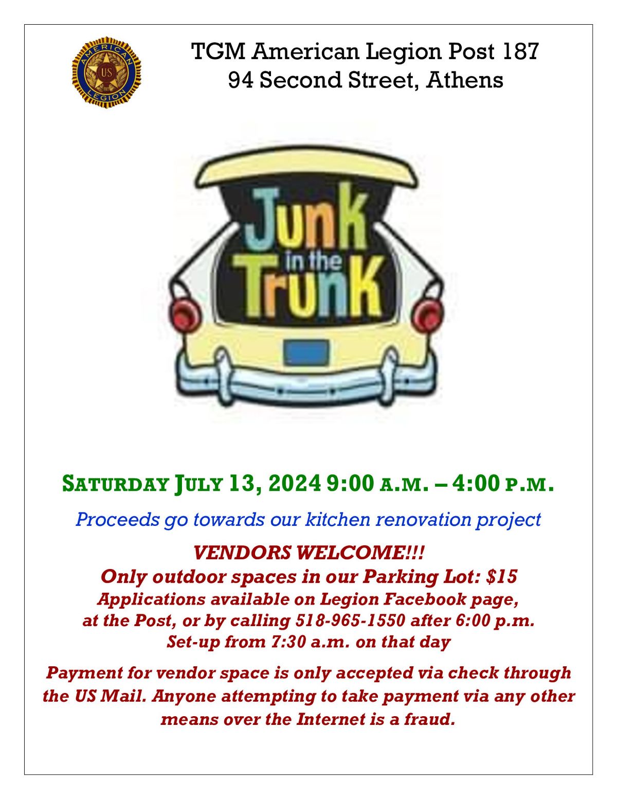 Junk in the Trunk Sale