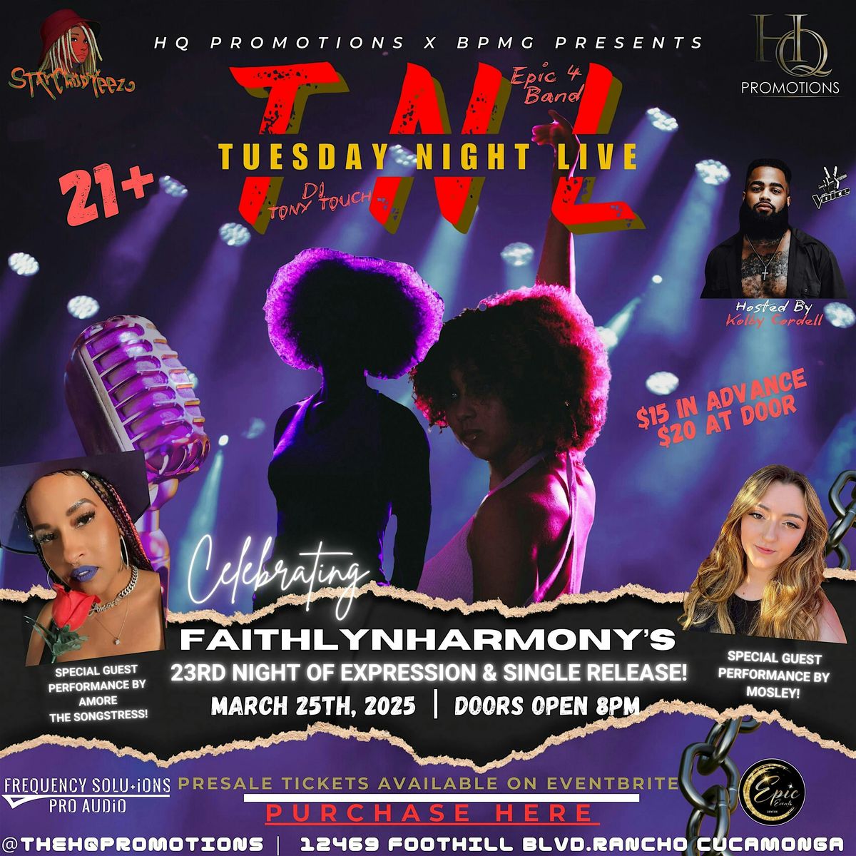 Tuesday Night Live - Night Of Expression & Single Release