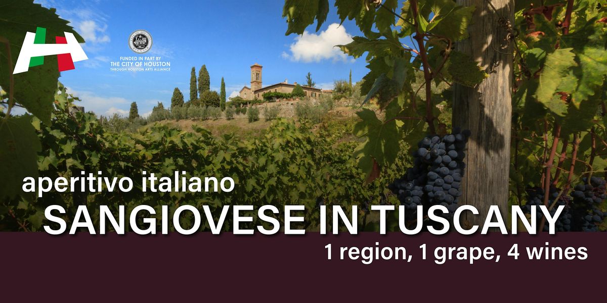 Aperitivo Italiano: Sangiovese in Tuscany