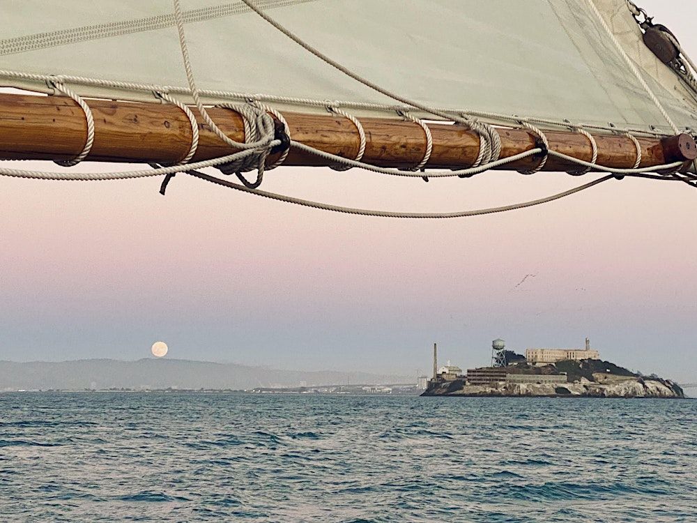 Full Moon Sail on San Francisco Bay - March 2025