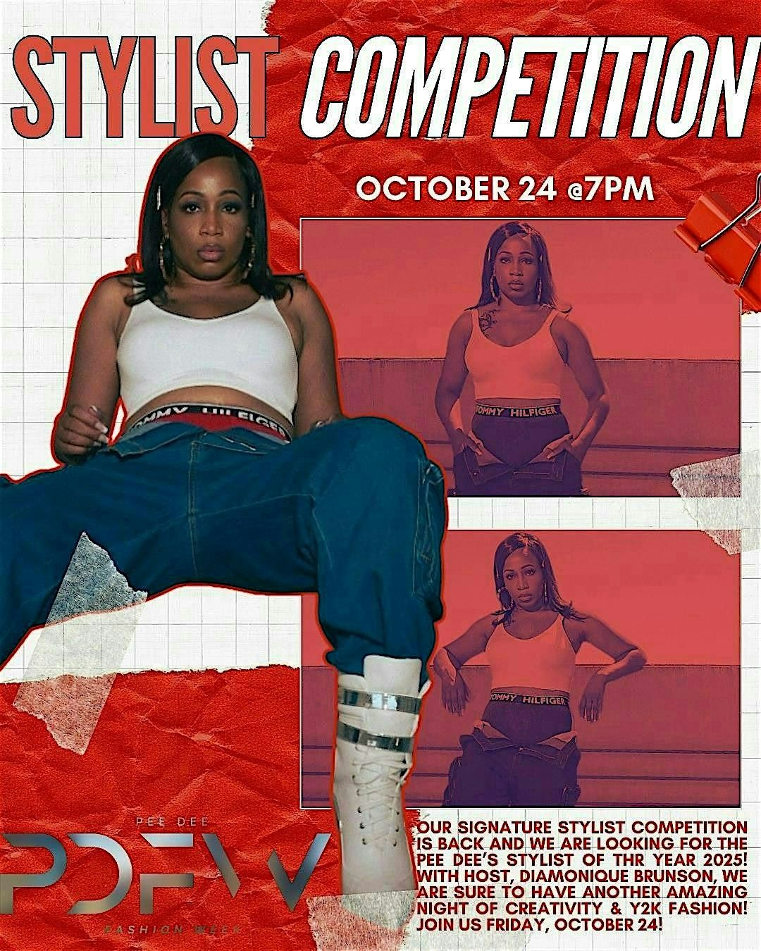 Pee Dee Fashion Week Season 2 \u201c25 Years of Y2K\u201d STYLIST COMPETITION!