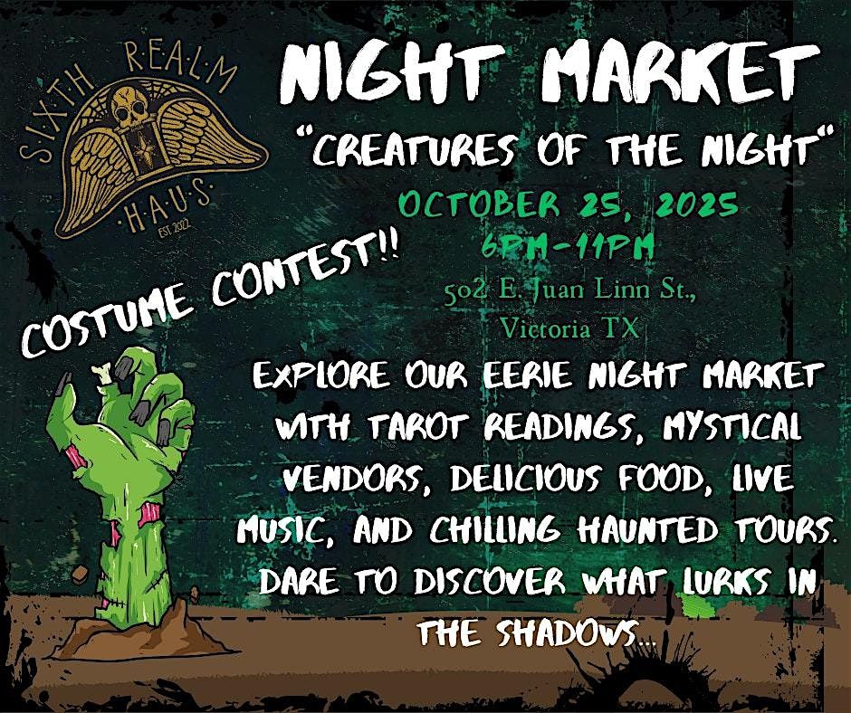6th Realm Night Market- Around the Haus $30