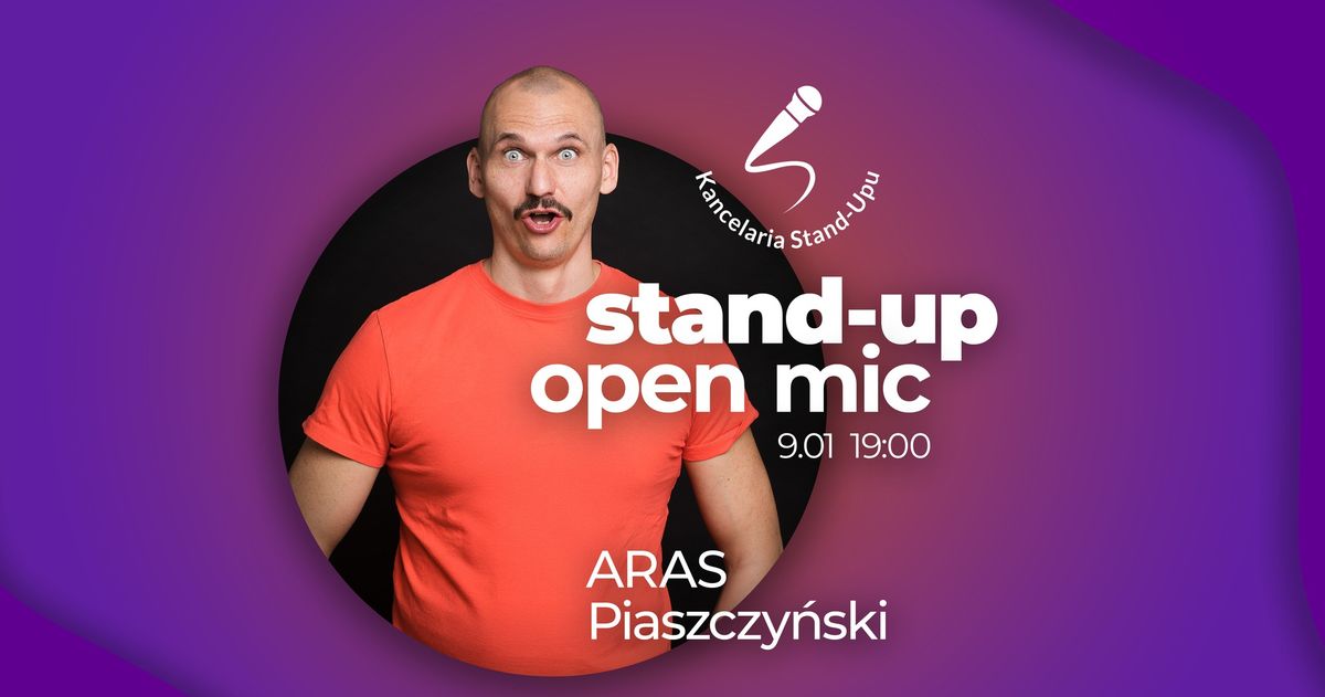 Karnawa\u0142owy Stand-Up Open Mic z Arasem Piaszczy\u0144skim!