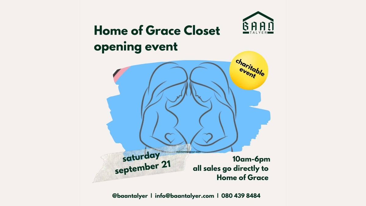 "Home of Grace Closet" opening event