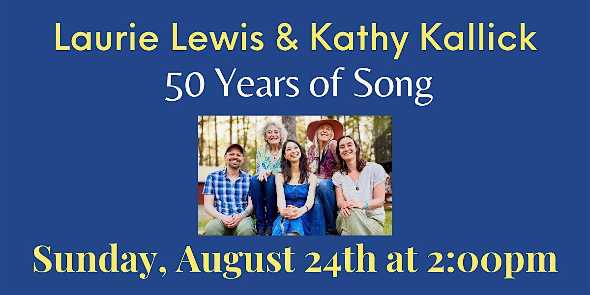 Hillside Echoes presents Laurie Lewis and Kathy Kallick