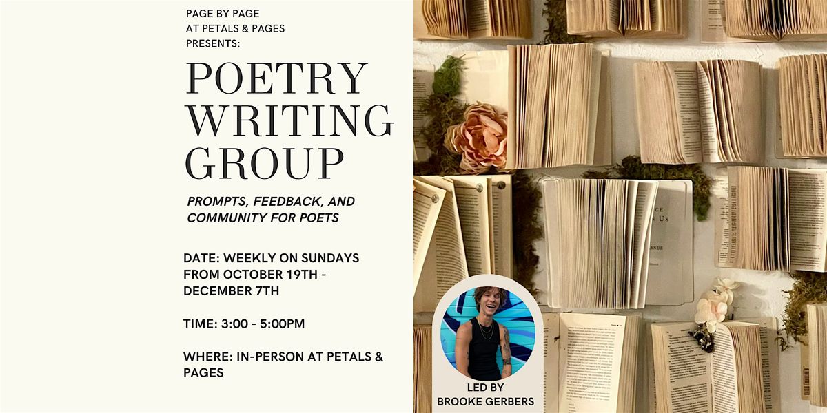 Poetry Writing Group - Page by Page