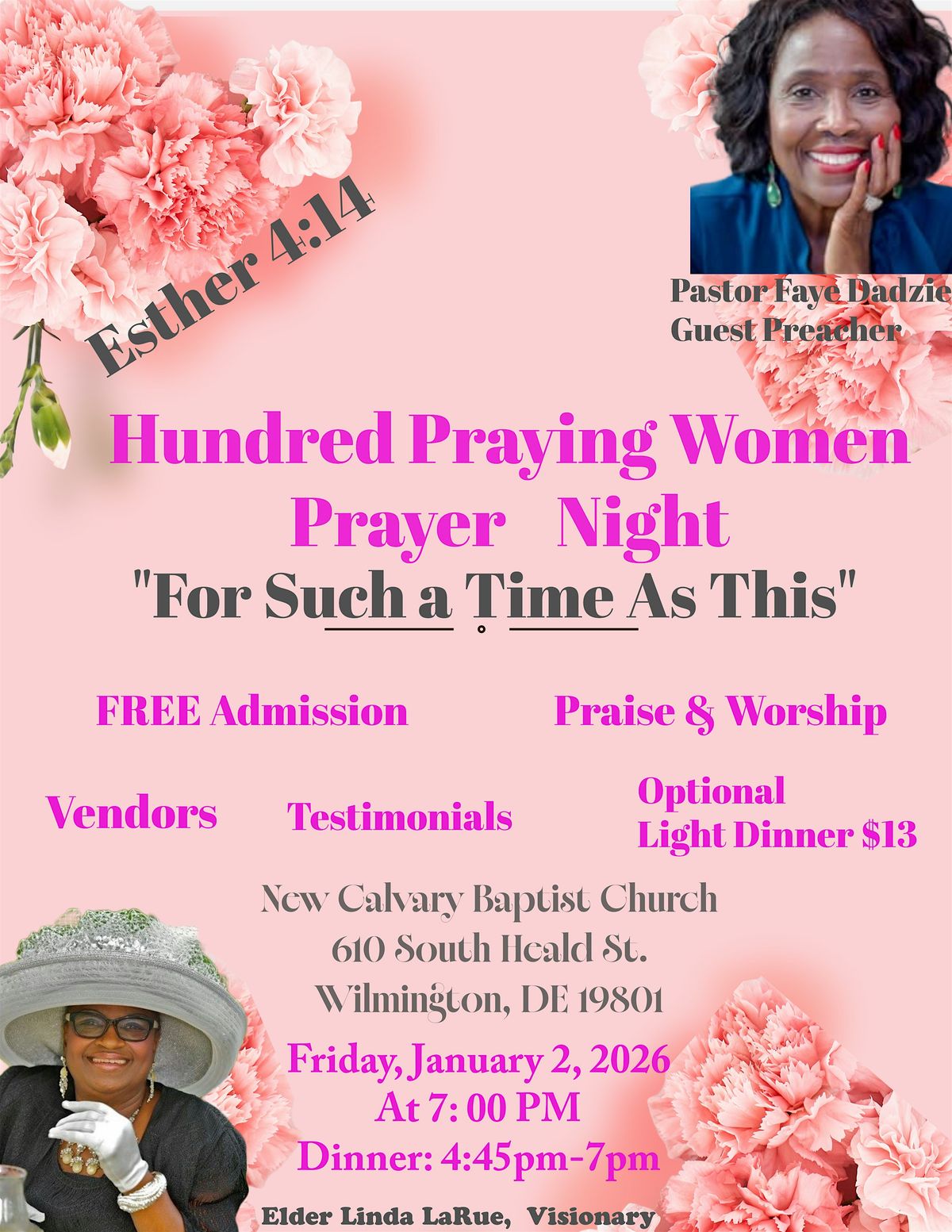 Hundred Praying Women Prayer Dinner & Service