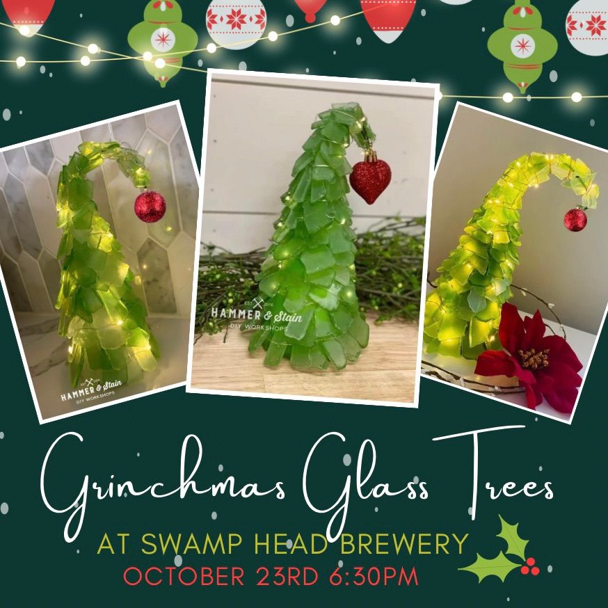 Grinchy Glass Trees at Swamp Head 