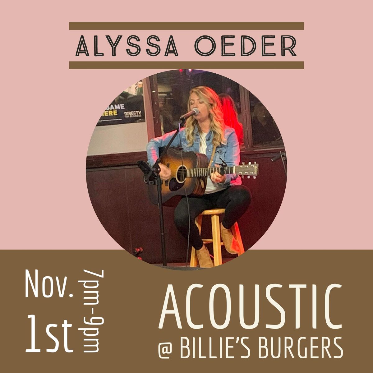 Alyssa Oeder @ Billie\u2019s Burgers 