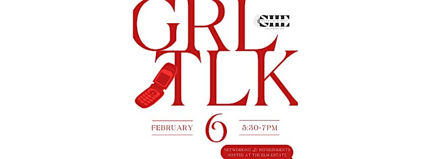 GRL TLK - Speaker Series